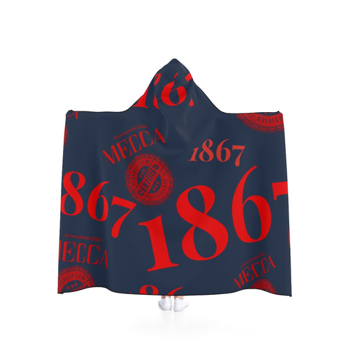 “1867 MECCA CERTIFIED” Hooded Blanket