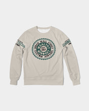 Load image into Gallery viewer, Wealthy Mindset (Cream/Green) Men&#39;s Classic French Terry Crewneck Pullover