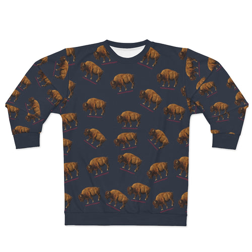 BISON AOP Unisex Sweatshirt