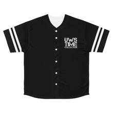 Load image into Gallery viewer, TIME COLLECTION Men&#39;s Baseball Jersey (Black/White)