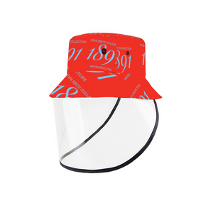 1891 Custom Bucket Hat with Removable TPU Full Face Shield
