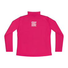Load image into Gallery viewer, “The Most Beautiful Women…” Ladies Quarter-Zip Pullover (HOWARD)