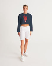 Load image into Gallery viewer, Genius Child  Women&#39;s Cropped Sweatshirt