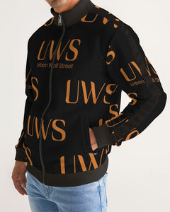 UWS  Men's Stripe-Sleeve Track Jacket