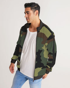 UWS CAMO  Men's Stripe-Sleeve Track Jacket