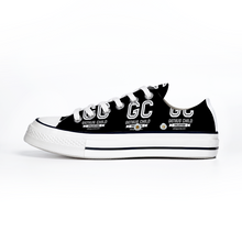 Load image into Gallery viewer, GC CHUCKS Low Top (Genius Child) Blk/Wht