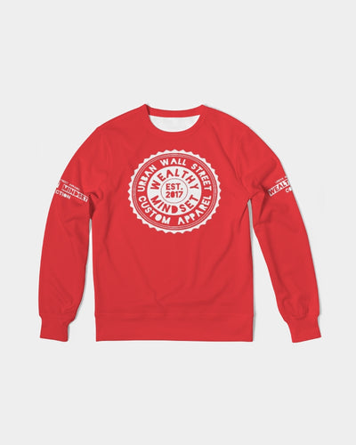 Wealthy Mindset  Men's Classic French Terry Crewneck Pullover