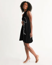 Load image into Gallery viewer, “Favored” Women&#39;s Halter Dress (Black)
