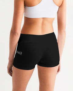 TONIGHT IS YOURS Women's Mid-Rise Yoga Shorts