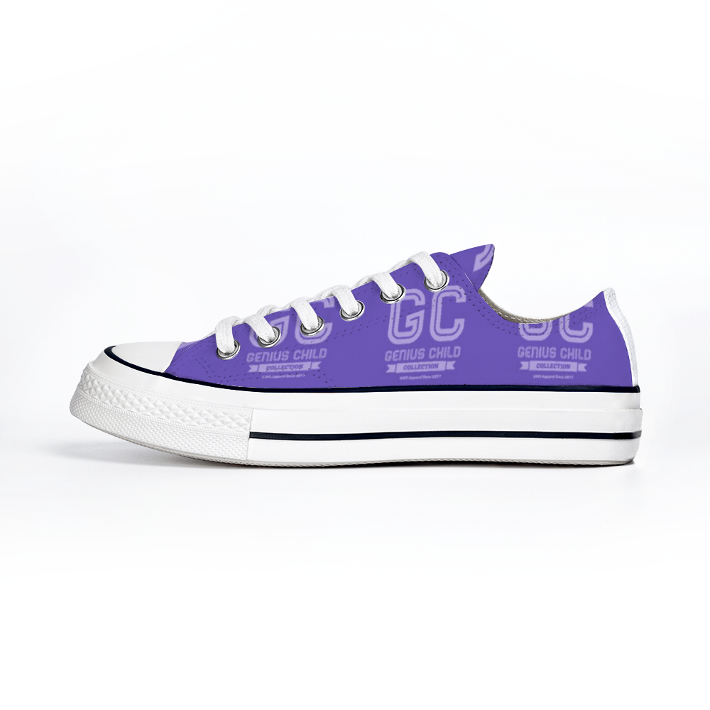 GC CHUCKS Low Top (Genius Child) Purple