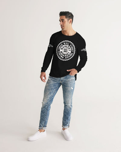 Wealthy Mindset  Men's Long Sleeve Tee (Black)
