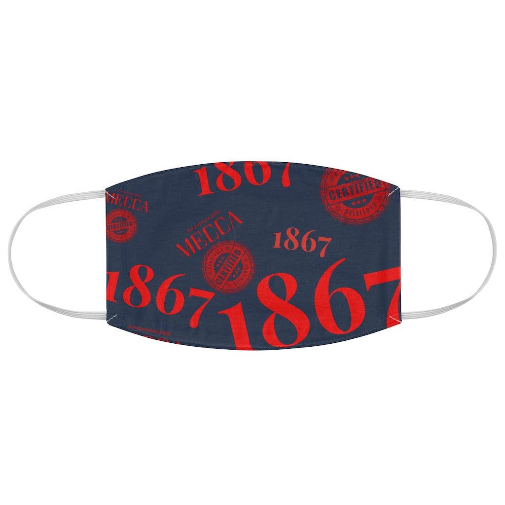 “MECCA CERTIFIED 1867” Fabric Face Mask