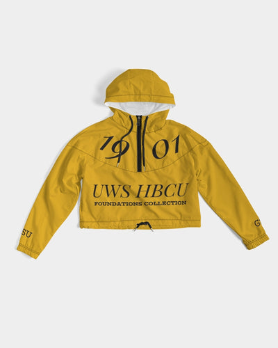 1901 Women's Cropped Windbreaker (Grambling)