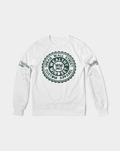 Wealthy Mindset  Men's Classic French Terry Crewneck Pullover