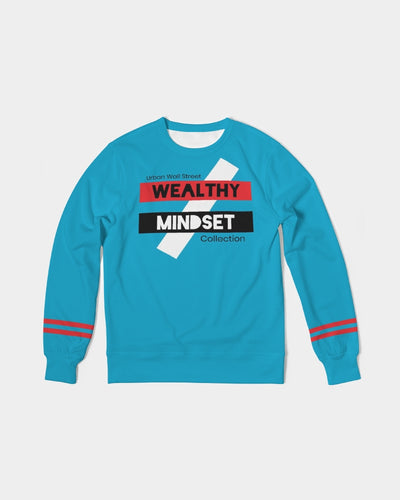 Wealthy Mindset  Men's Classic French Terry Crewneck Pullover