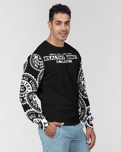 Wealthy Mindset  Men's Classic French Terry Crewneck Pullover