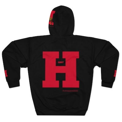 H • BISON AOP Unisex Pullover Hoodie