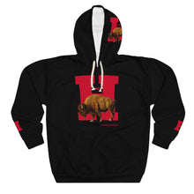Load image into Gallery viewer, H • BISON AOP Unisex Pullover Hoodie