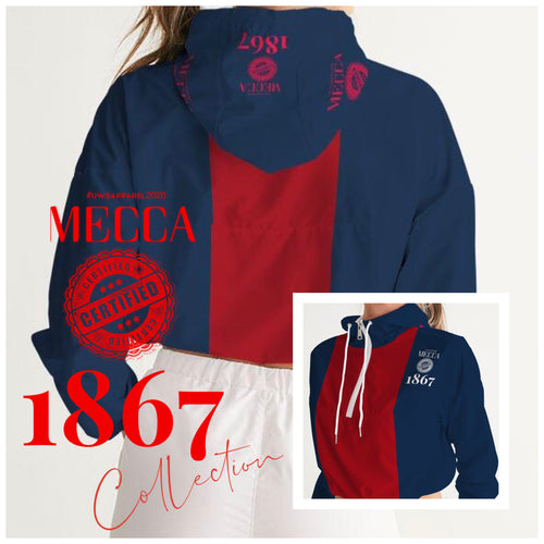MECCA CERTIFIED  Women's Cropped Windbreaker