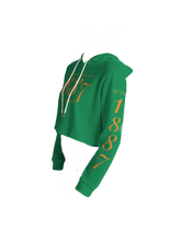 Load image into Gallery viewer, 1887 Women&#39;s Cropped Hoodie (Florida A&amp;M)